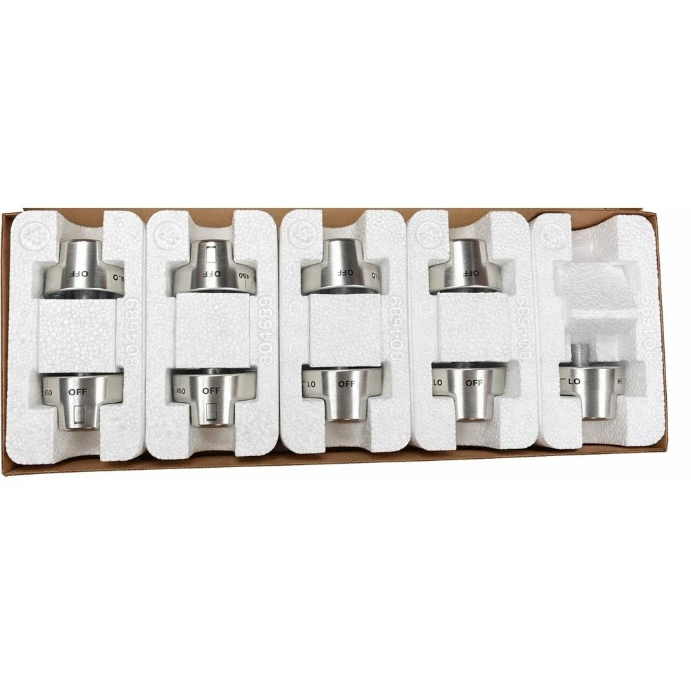 Wolf Stainless Steel‎ Knob Kit, SRT 820491 Full 9 Piece Set
